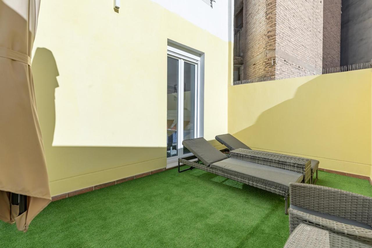 Gorgeous Apt With A Large Private Terrace Valencia Eksteriør bilde