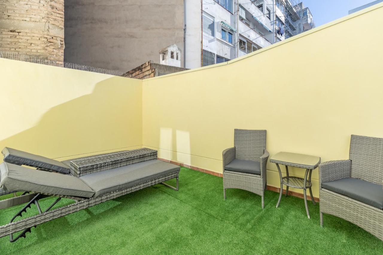 Gorgeous Apt With A Large Private Terrace Valencia Eksteriør bilde